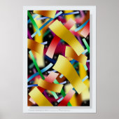 " FALLING RAINBOW BIJ NACHT " door Robert Singleta Poster (Voorkant)