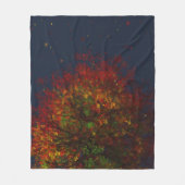 Falling Rainbow Fleece Blanket Deken (Voorkant)