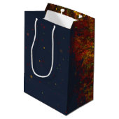 Falling Rainbow Gift Bag Medium Cadeauzakje (Achterkant Gekanteld)