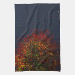 Falling Rainbow Kitchen Towel Theedoek