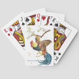 Falling Rooster Pokerkaarten