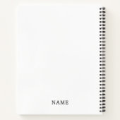 Falling Sakura by Ryokan Kanji Notebook Notitieboek (Achterkant)