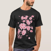 Falling Sakura Cherry Blossom T-shirt (Voorkant)