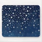 Falling Silver Stars Celestial Muismat (Voorkant)