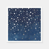 Falling Silver Stars Celestial Servet (Voorkant)