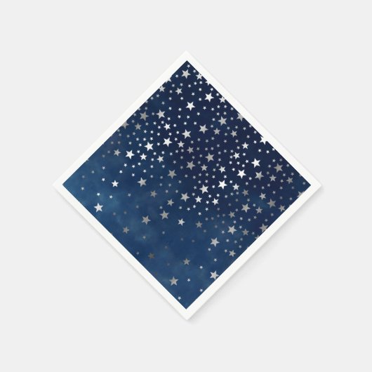 Falling Silver Stars Celestial Servet (Hoek)