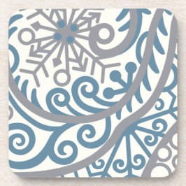 Falling Snowflakes Blizzard Onderzetter Set