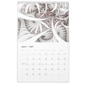 "Falling" Spiral Fractal Kalender (Mar 2027)