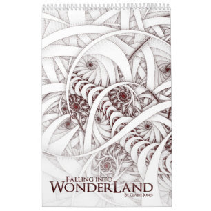 "Falling" Spiral Fractal Kalender