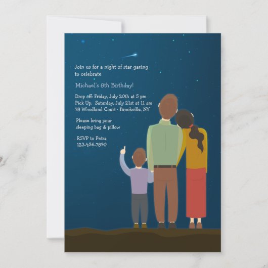 Falling Star Kaart (Voorkant)