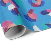 Falling Stars Blue Cadeaupapier (Rol Hoek)