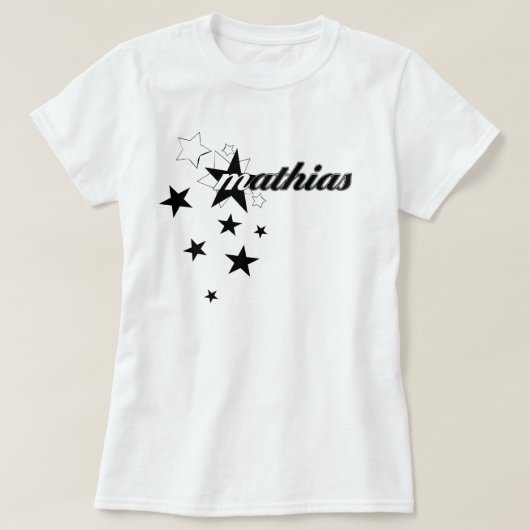 Falling Stars - Mathias Clothing T-shirt (Design voorkant)