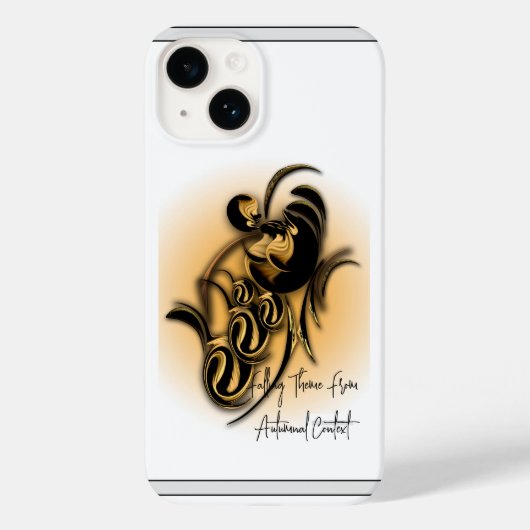 "Falling Theme from Autumnal Context", iPhone Case (Achterkant)