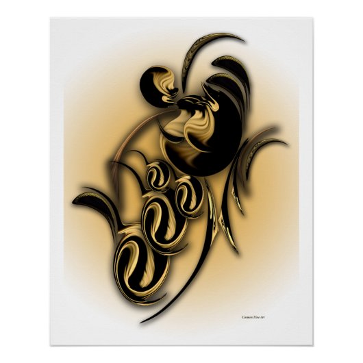 "Falling Theme from Autumnal Context", Poster (Voorkant)