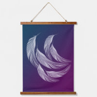 Falling White Feathers