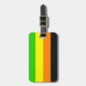 Fallln Aromantic Pride Flag Bagagelabel (Voorkant verticaal)