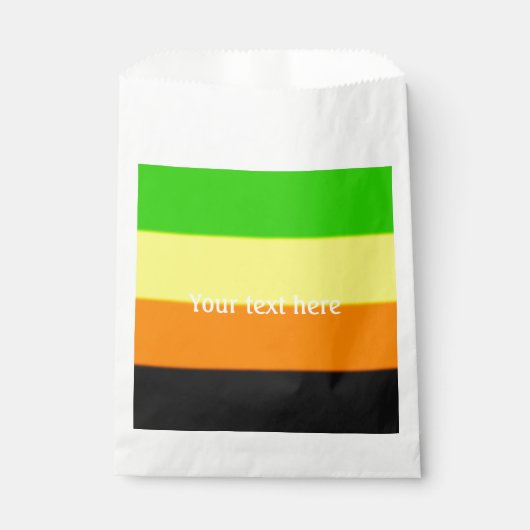 Fallln Aromantic Pride Flag Bedankzakje (Voorkant)
