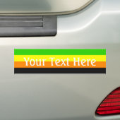 Fallln Aromantic Pride Flag Bumpersticker (Op auto)
