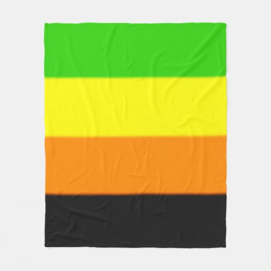 Fallln Aromantic Pride Flag Fleece Deken (Voorkant)