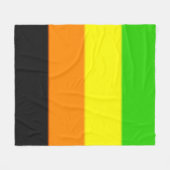 Fallln Aromantic Pride Flag Fleece Deken (Voorkant (Horizontaal))