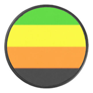 Fallln Aromantic Pride Flag Hockey Puck
