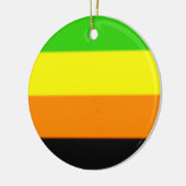 Fallln Aromantic Pride Flag Keramisch Ornament (Links)
