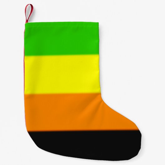 Fallln Aromantic Pride Flag Kleine Kerstsok (Voorkant)