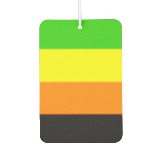 Fallln Aromantic Pride Flag Luchtverfrisser (Voorkant)
