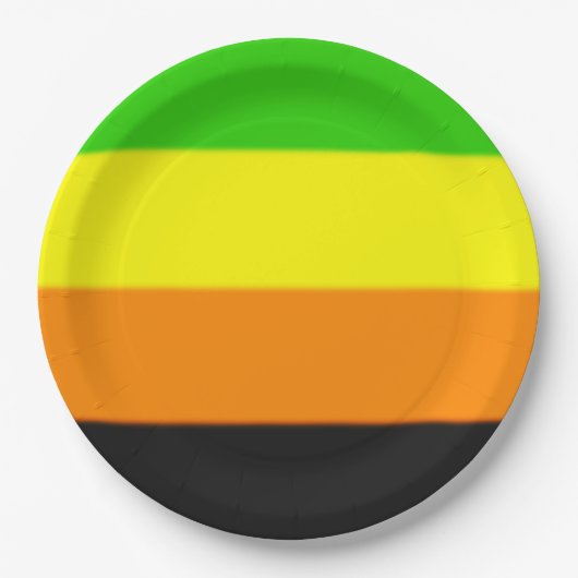 Fallln Aromantic Pride Flag Papieren Bordje (Voorkant)