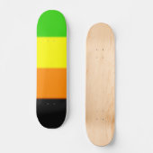 Fallln Aromantic Pride Flag Persoonlijk Skateboard (Voorkant)