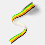 Fallln Aromantic Pride Flag Satijnen Lint (Achterkant)
