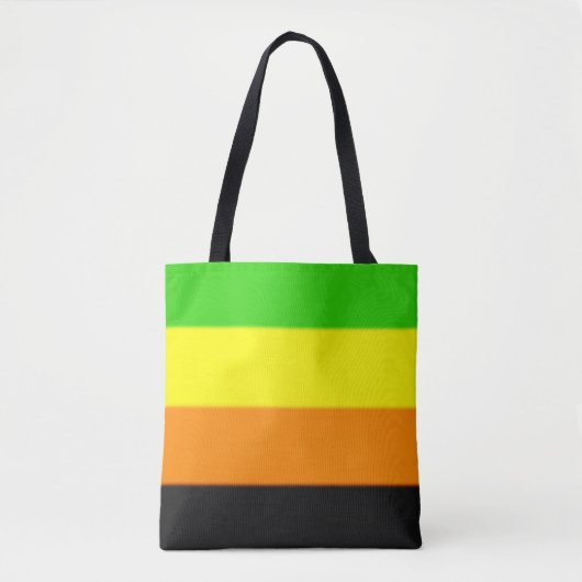 Fallln Aromantic Pride Flag Tote Bag (Voorkant)