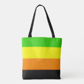 Fallln Aromantic Pride Flag Tote Bag (Achterkant)