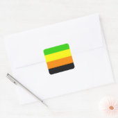 Fallln Aromantic Pride Flag Vierkante Sticker (Envelop)