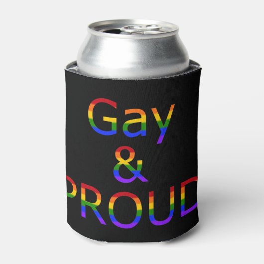 Fallln Gay en Proud Blikjeskoeler (Blikje Voorkant)