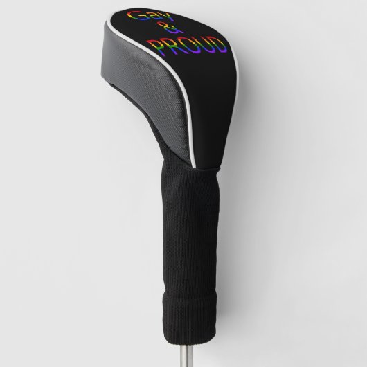 Fallln Gay en Proud Golfheadcover (Schuin)