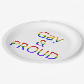 Fallln Gay en Proud Papieren Bordje (Gekanteld)