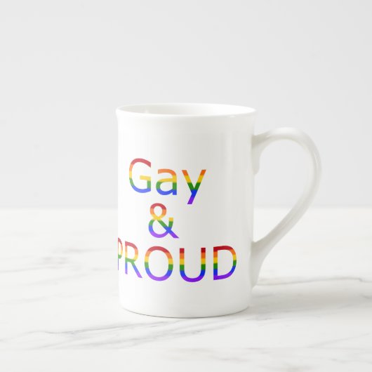 Fallln Gay en Proud Porselein Kop (Rechts)