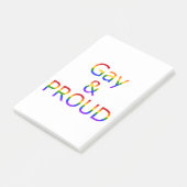 Fallln Gay en Proud Post-it® Notes (Schuin)