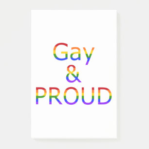 Fallln Gay en Proud Post-it® Notes