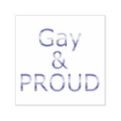 Fallln Gay en Proud Zelfinktende Stempel (Design)