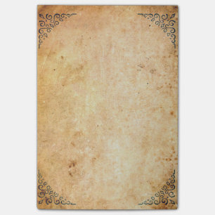 Fallmed Corners Aged Paper Post-it® Notes