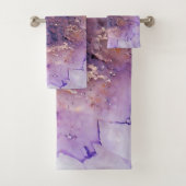 Falln Amethyst Geode Bad Handdoek (Insitu)