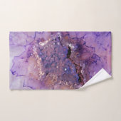 Falln Amethyst Geode Bad Handdoek (Handdoek)