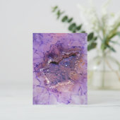 Falln Amethyst Geode Briefkaart (Staand voorkant)