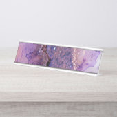 Falln Amethyst Geode Bureau Naambordje (Voorkant)