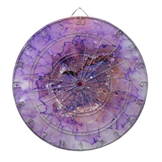 Falln Amethyst Geode Dartbord (Voorkant)