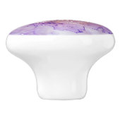 Falln Amethyst Geode Keramische Knop (Zijkant)