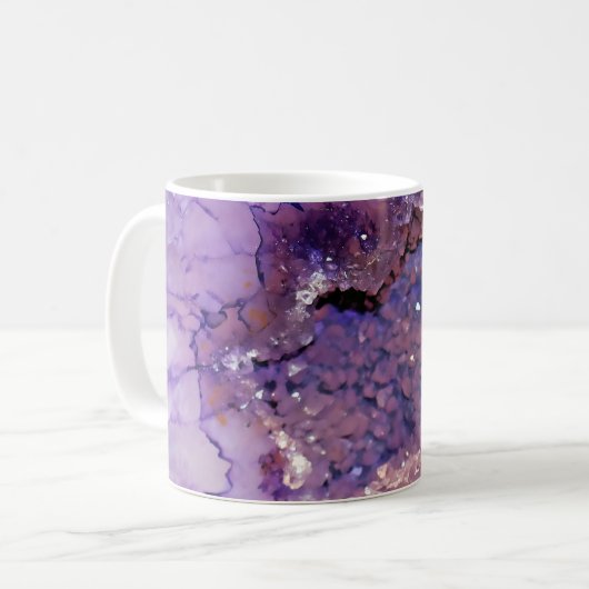 Falln Amethyst Geode Koffiemok (Voorkant links)