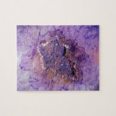 Falln Amethyst Geode Legpuzzel (Horizontaal)